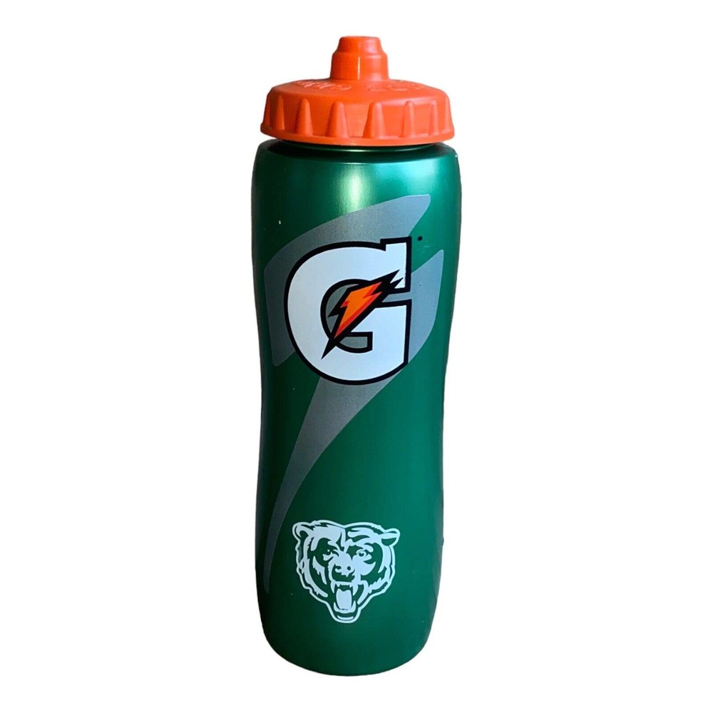 Chicago Bearss Gatorade Squeeze NFL Sports Water Bottle 32 oz
